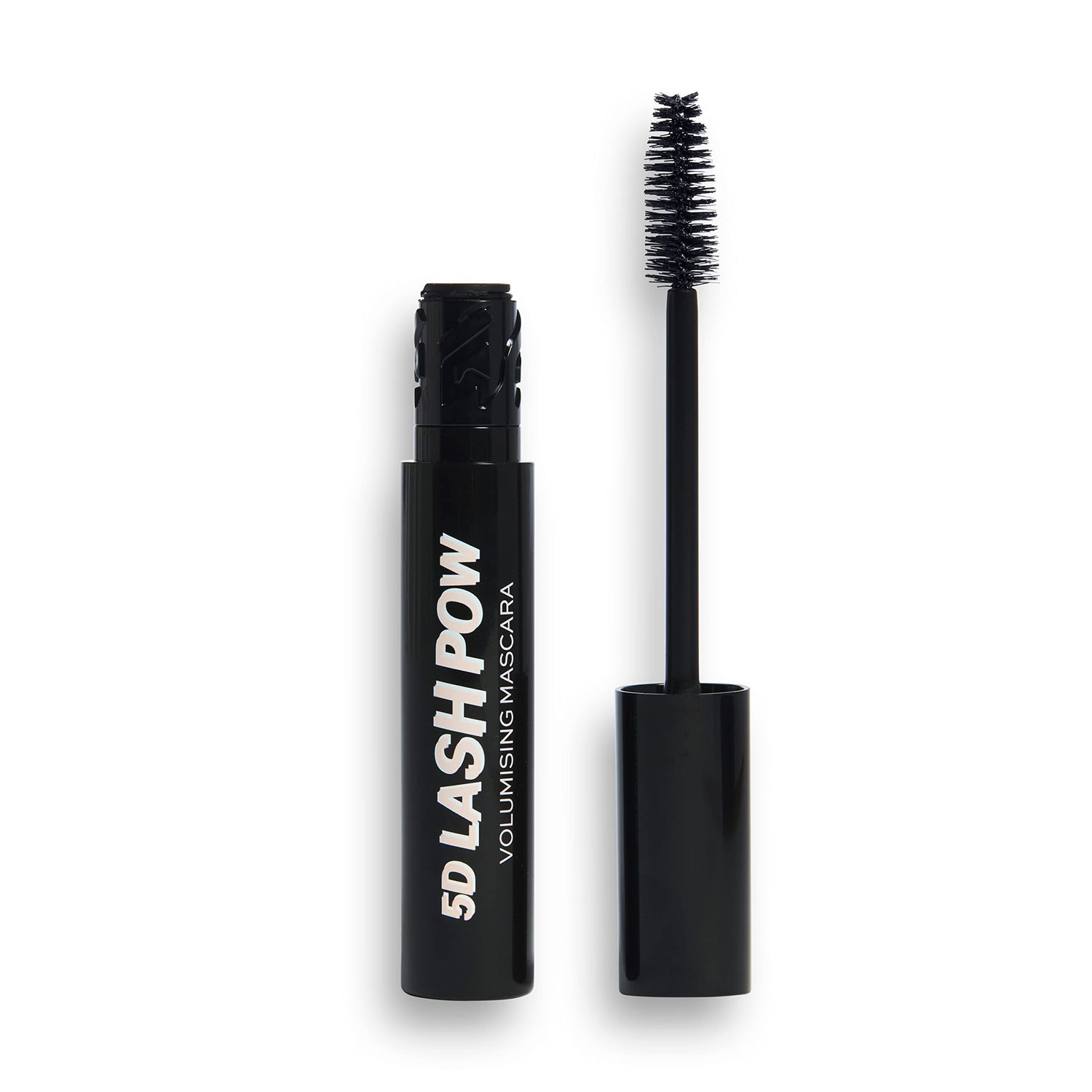Revolution Beauty, 5D Lash Pow Mascara, Lengthening &amp; Volumizing Effect, Thickening Black Formula, Vegan &amp; Cruelty Free, 0.41 Fl. Oz