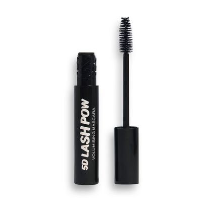 Revolution Beauty, 5D Lash Pow Mascara, Lengthening &amp; Volumizing Effect, Thickening Black Formula, Vegan &amp; Cruelty Free, 0.41 Fl. Oz