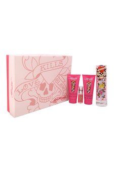 Christian Audigier Ed Hardy 4 Piece Gift Set for Women
