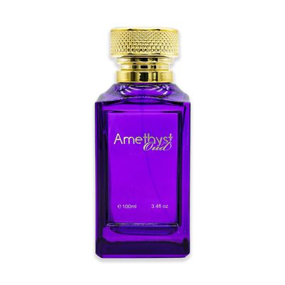 Fine Perfumery Amethyst Oud - Long Lasting Perfume for Women - Oud Cologne for Men - Floral Woody Fragrances - Womens Perfume - Mens Cologne - 3.4 oz