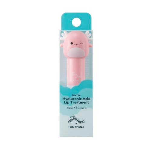 TONYMOLY x Squishmallow Archie Hyaluronic Acid Hydrating Lip Treatment Stick - Lip Balm for All Skin Types with Hyaluronic Acid, Plumping Benefit, 0.49 oz