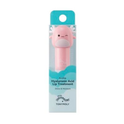 TONYMOLY x Squishmallow Archie Hyaluronic Acid Hydrating Lip Treatment Stick - Lip Balm for All Skin Types with Hyaluronic Acid, Plumping Benefit, 0.49 oz