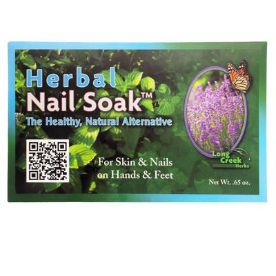 Long Creek Herbs Nail Soak - 100 Natural Hand and Foot Soak for Tired Feet and Dry Skin - Herbal Eucalyptus Peppermint Blend