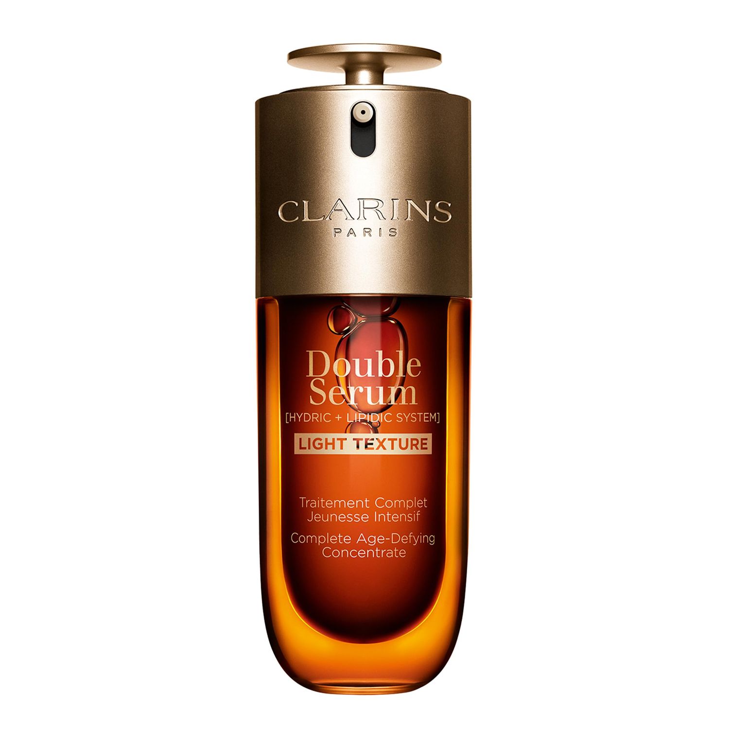 Clarins NEW Double Serum Light | Anti Aging Serum | Visibly Firms, Smoothes, Boosts Radiance and Refines Pores | 24H Hydration | Light Texture | Great for Combination to Oily Skin and Humid Climates