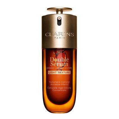 Clarins NEW Double Serum Light | Anti Aging Serum | Visibly Firms, Smoothes, Boosts Radiance and Refines Pores | 24H Hydration | Light Texture | Great for Combination to Oily Skin and Humid Climates