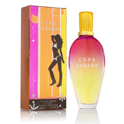 Copa Cabana for Women - Top Notes of Lemons, Orange &amp; Jasmine petals - Base Scents of Amber - Fruity, Citrusy &amp; Woody Accords - Natural &amp; Free of Parabens - Elegant 100ml Bottle, Parfume For Women