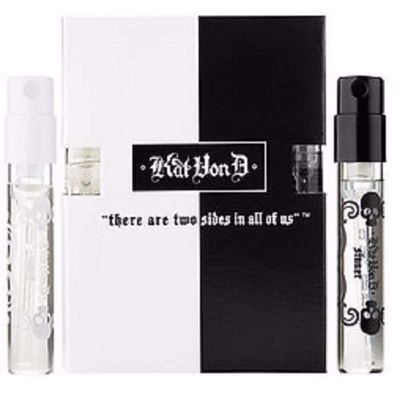 Kat Von D Saint &amp; Sinner Eau de Parfum Perfume Duo Sample Vials Set 0.05 oz each
