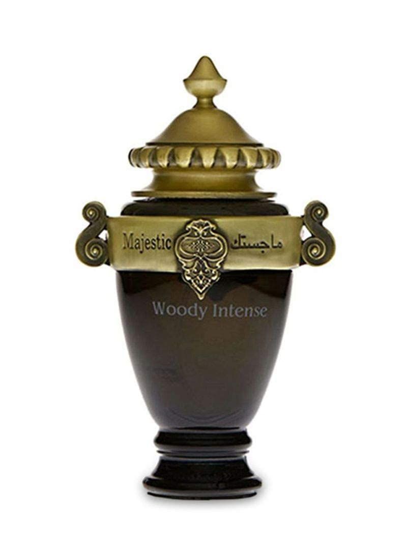 Arabian Oud MAJESTIC WOODY INTENSE 100 ml | Eau de Parfum for Him | Citrus, Floral notes, Sandalwood and Vanilla | Oriental and Woody Scent.