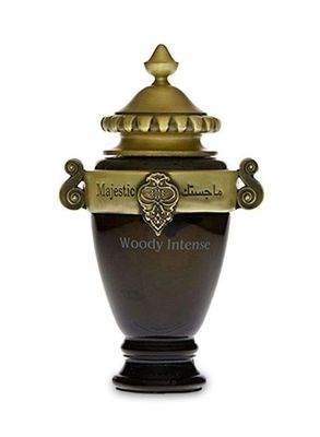 Arabian Oud MAJESTIC WOODY INTENSE 100 ml | Eau de Parfum for Him | Citrus, Floral notes, Sandalwood and Vanilla | Oriental and Woody Scent.