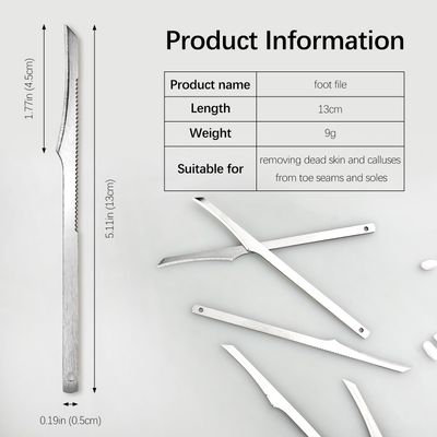 6-Piece Pedicure Knife Tools Kits, Professional Stainless Steel Foot Scrubber Set, Foot Scraper Kit for Removing Dead Skin and Calluses, Suitable for Men and Women, Superior Pedicure Tools