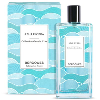 Berdoues Grands Crus Azur Riviera Eau de Parfum | Aquatic Scent Made in France | Spray Fragrance Men &amp; Women | Premium Quality Ingredients 3.4 Fl Oz