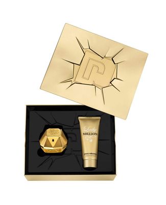Paco Rabanne Lady Million Gift Set 2.7oz (80ml) EDP 3.4oz (100ml) Body Lotion