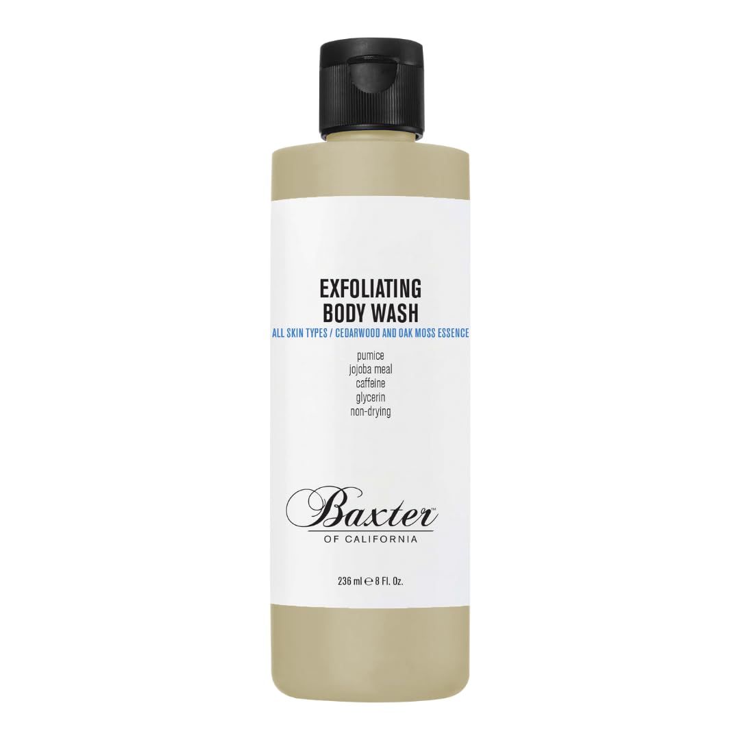 Baxter of California Exfoliating Body Wash with Pumice and Jojoba Meal, 8 Ounce