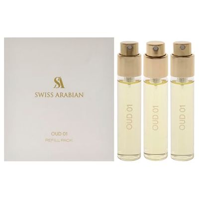 Swiss Arabian Oud 01 EDP Spray (Refill) Unisex 3 x 1 oz