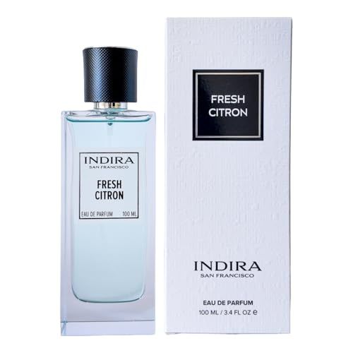 INDIRA Fresh Citron - Eau De Parfum - Citrus Aromatic - Unisex - 100 ML / 3.4 FL OZ - Spray