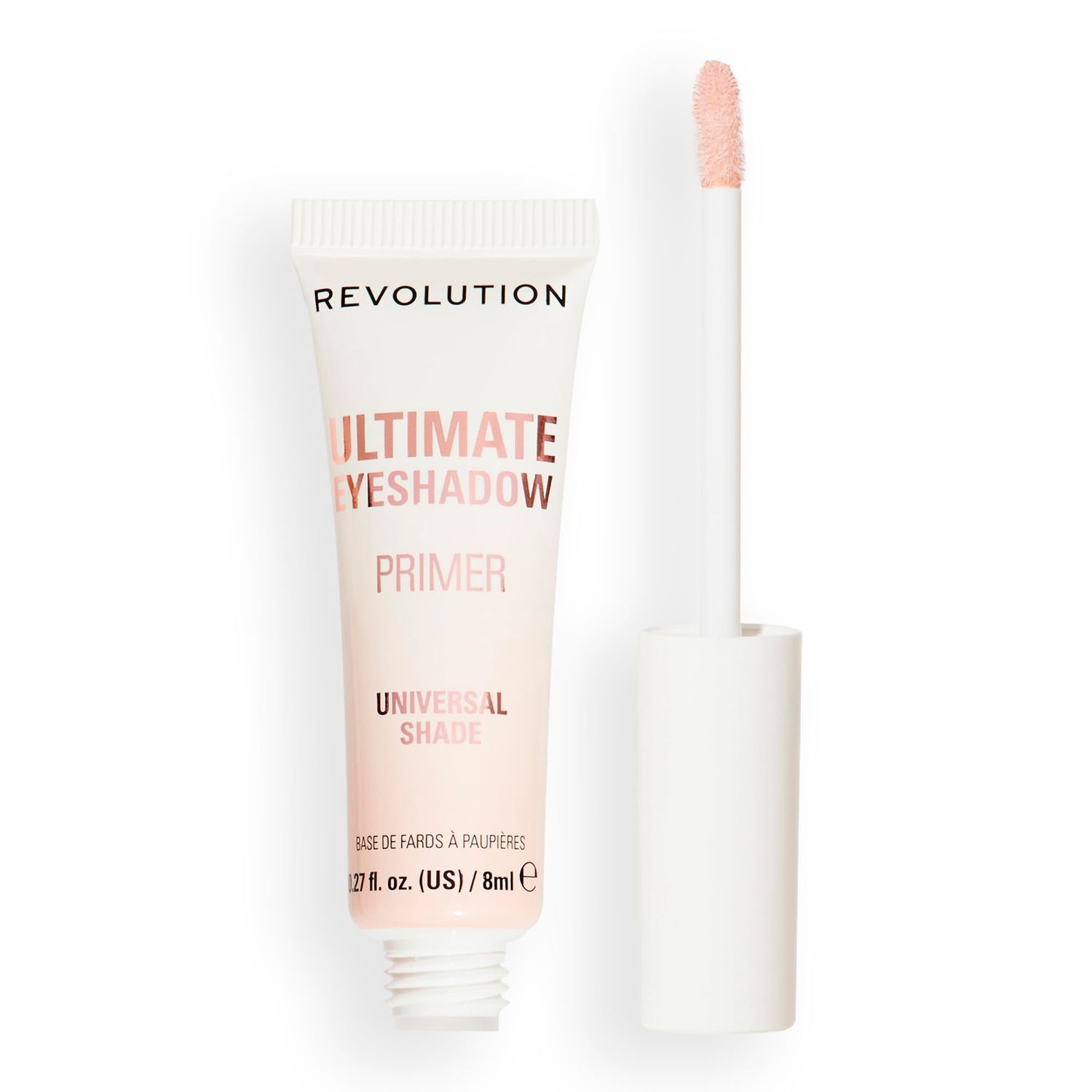 Revolution, Ultimate Eye Base, Long-Lasting Eyeshadow Primer, Smooth for Gripping &amp; Crease-Free Eye Makeup Looks, Cruelty-Free &amp; Vegan, 0.27 fl oz