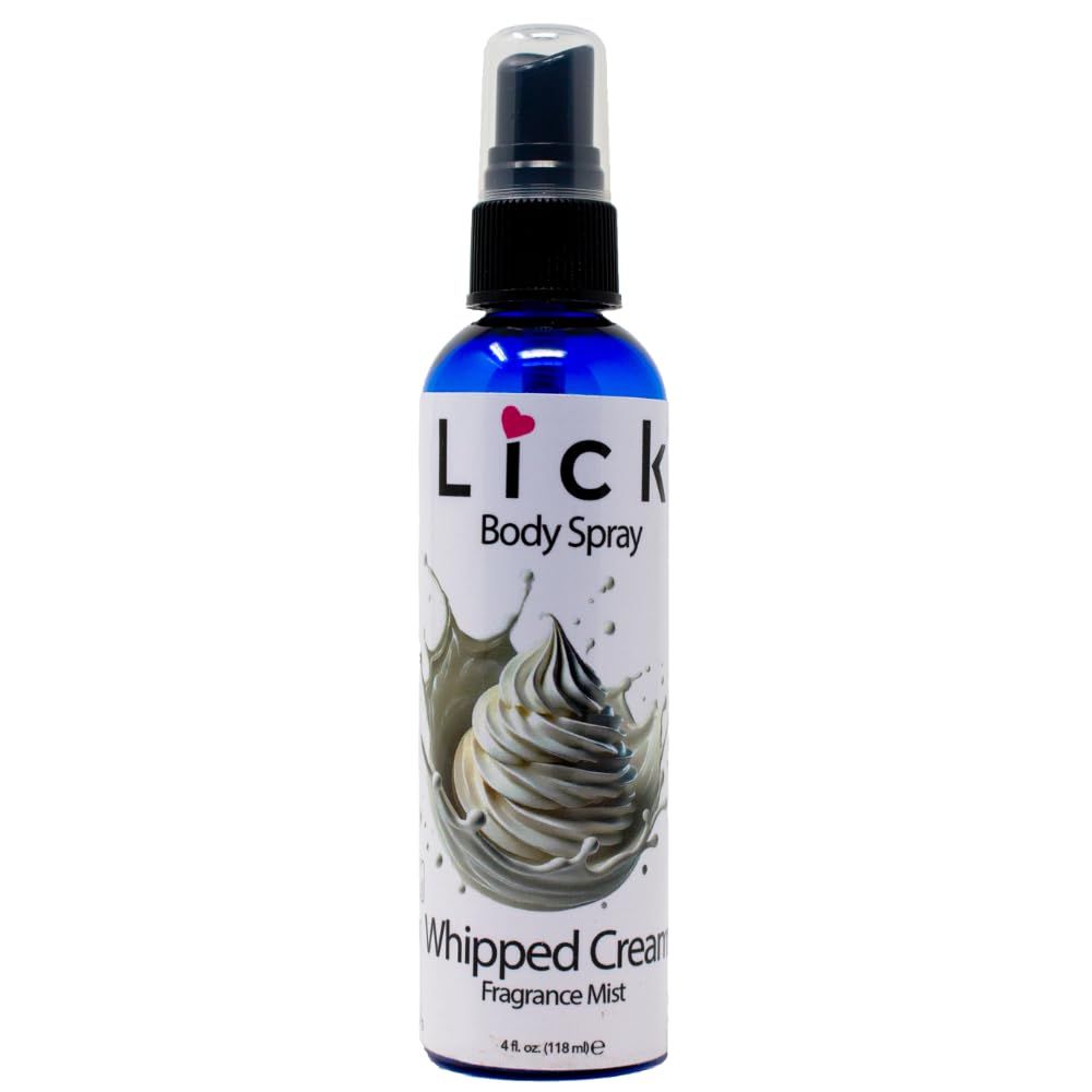 LICK Whipped Cream Scented Body Spray - Sweet and Airy Fragrance Mist - 4 fl oz