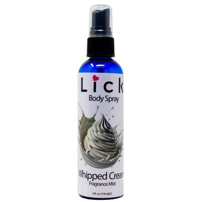 LICK Whipped Cream Scented Body Spray - Sweet and Airy Fragrance Mist - 4 fl oz