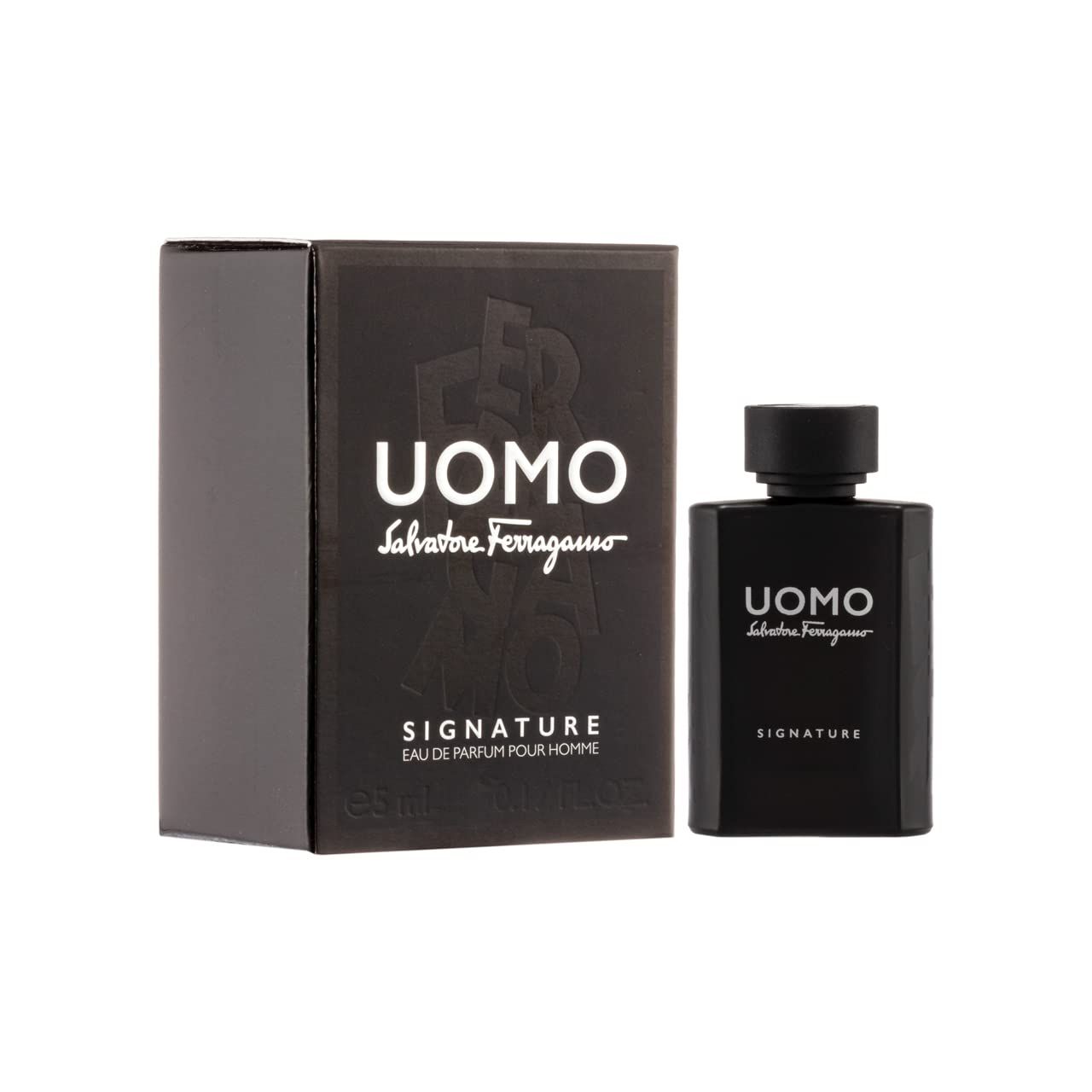 Salvatore Ferragamo Uomo Signature Eau De Toilette 0.17oz/5ml New In Box
