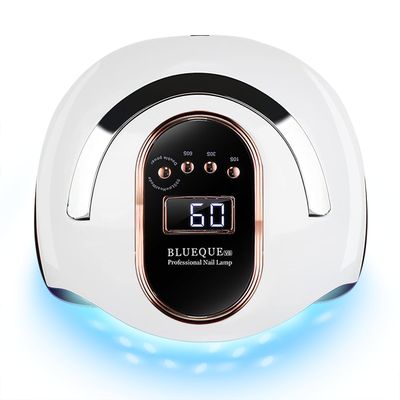 W&amp;H UV LED Nail Dryer 168W Faster Gel Nail Curing Lamp for Gel Polish and Regular Polish Professional Machine Pedicure Manicure Fingernail and Toenail Nail (White 168W)