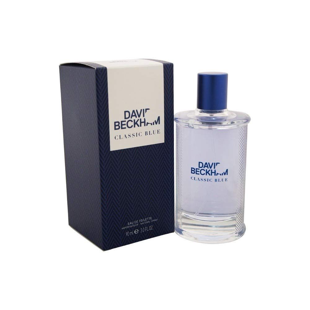 David Beckham Classic Blue Mens Eau de Toilette Spray, 3 Ounce (Pack of 2)