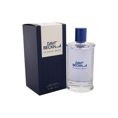 David Beckham Classic Blue Mens Eau de Toilette Spray, 3 Ounce (Pack of 2)