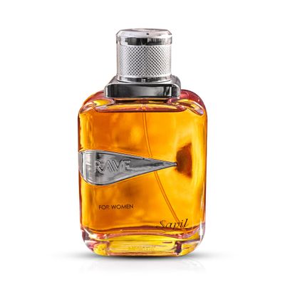 Sapil Rave Perfume for Women - Eau de Parfum, 3.4 Oz (100 ml) Dubai Perfume with Sweet Fruity Floral Scent (Plum, Iris, Saffron, Bulgarian Rose, Amber) - Arabic Parfum for Daily Wear &amp; Gift