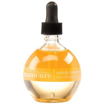 Cuccio Milk &amp; Honey Cuticle Oil 2.3 oz - Deep Hydrating Cuticle Conditioner with Vitamin E for Dry Cracked Cuticles and Nails, Super-Penetrating Spa Formula to Nourish, Soothe &amp; Strengthen