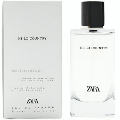 Zara Hi Lo Country Cologne for Men EDP Eau De Parfum 120 ML (4.05 FL OZ)
