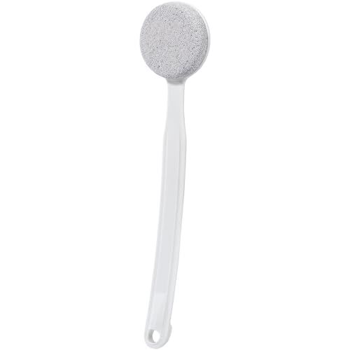 Beomeen Pumice Stone for Feet with Long Handle 13.7, Hard Skin Callus Remover, Scrubber and Exfoliator for Dead Dry Skin, Softer &amp; Smoother Feet, Pedicure Tool (Curved)
