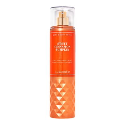 Bath &amp; Body Works Fine Fragrance Body Spray Mist 8 fl oz / 236 mL (Sweet Cinnamon Pumpkin)