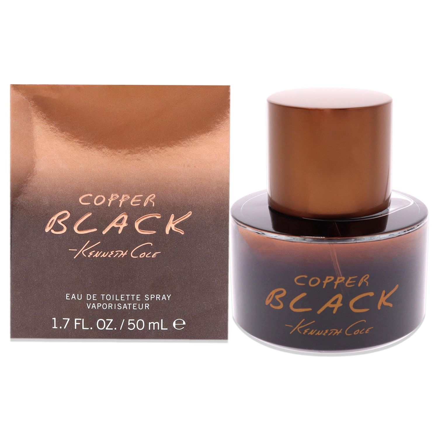 Kenneth Cole Copper Black Eau de Toilette, 1.7 Fl Oz