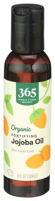 365 by Whole Foods Market, Organic Fortifying Jojoba Oil, Skin &amp; Hair Care, 4 Fl Oz