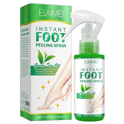 Green Tea Hydrating Foot Peel Spray - Removes Dead Skin in Seconds