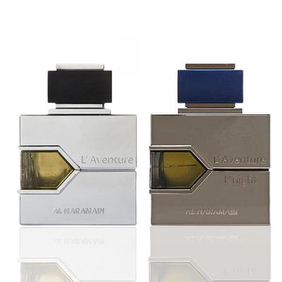 Al Haramain LAventure &amp; LAventure Knight Eau de Parfum For Men, 3.4 Ounce (Pack of 2)