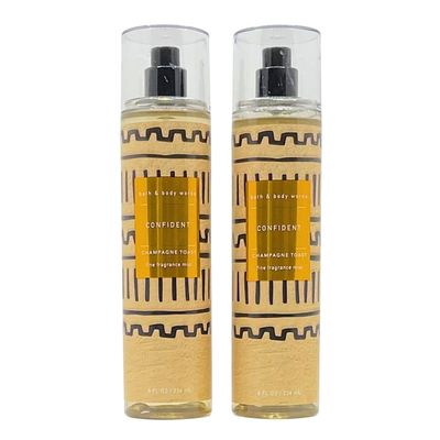 Bath &amp; Body Works Fragrance Mist 2-Pack 8oz Each (Champagne Toast) Packaging Varies