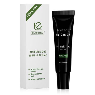 Love easy Hema Free Nail Glue Gel - 6 in 1 - Long Lasting 28 Days