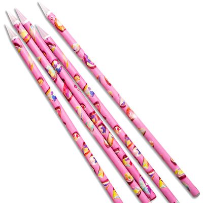 5pcs Nail Dotting Rhinestone Picker Tool, Self-Adhesive Wax Pencil for Rhinestones Nail Charms Gems, Nail Art Tools Diamond Art Accessories,Wax Pen Diamond Painting Tools for Bedazzler Bedazzling Kit