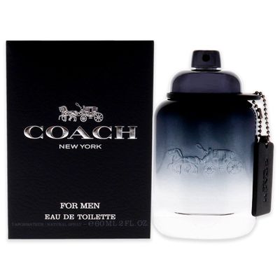 Coach For Men Eau de Toilette - Long Lasting Fragrance with notes of Pear Nashi, Cardamom &amp; Vetiver - Fougere &amp; Woody - 2.0 fl. oz.