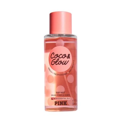 Victorias Secret Pink Coco &amp; Glow Mist for Women, 8.4 Ounce (Coco &amp; Glow)