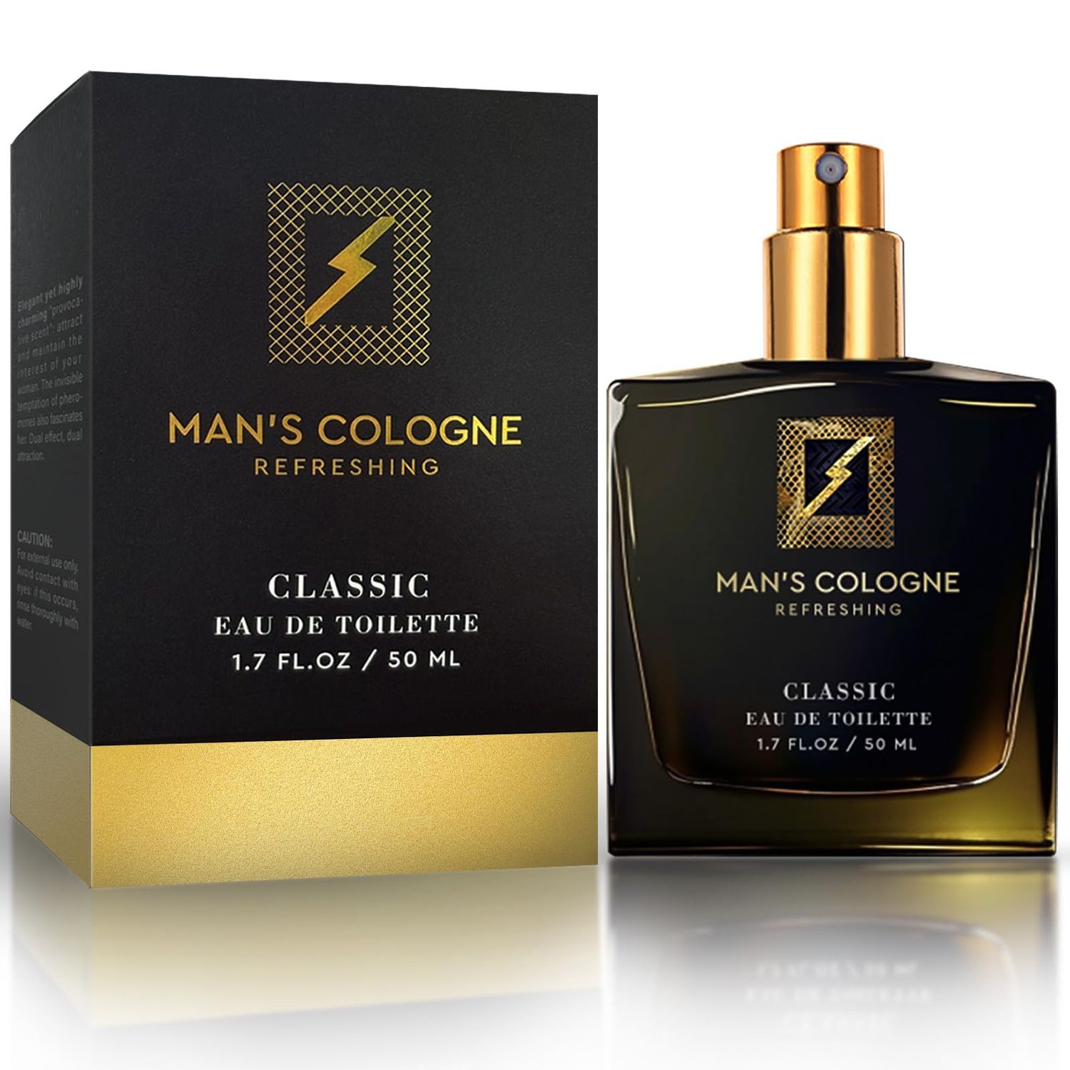 rubvil Pheromone Cologne For Men, Long-Lasting Premium Pheromone Perfume for Men Attract Women, Unique Scent Highlights Your Handsome Charm