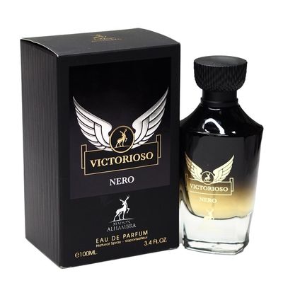 Lattafa Perfumes Maison Alhambra Victorioso Nero EDP For Men 3.4 Fl Oz