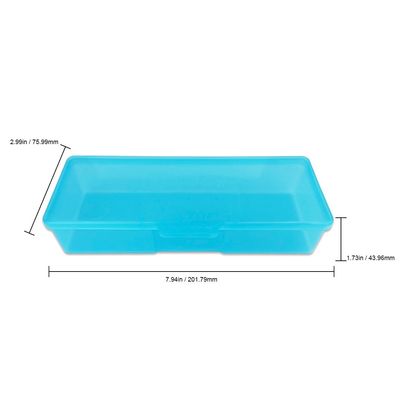Beauticom Personal Box Storage Case for Professional Manicurist Nails Pedicure (Large Size) (1 Piece, BLUE)