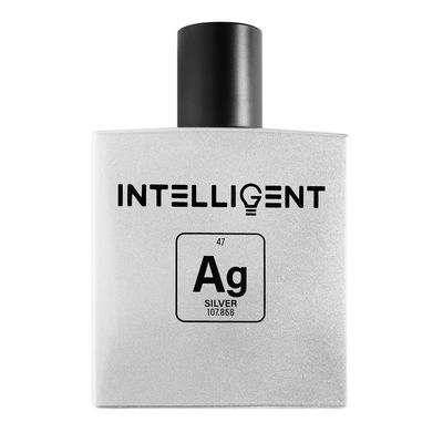Intelligent Silver Eau de Parfum | Cologne for Men | Clean, Collected, and Sophisticated | 3.4 Fl Oz (100 mL)