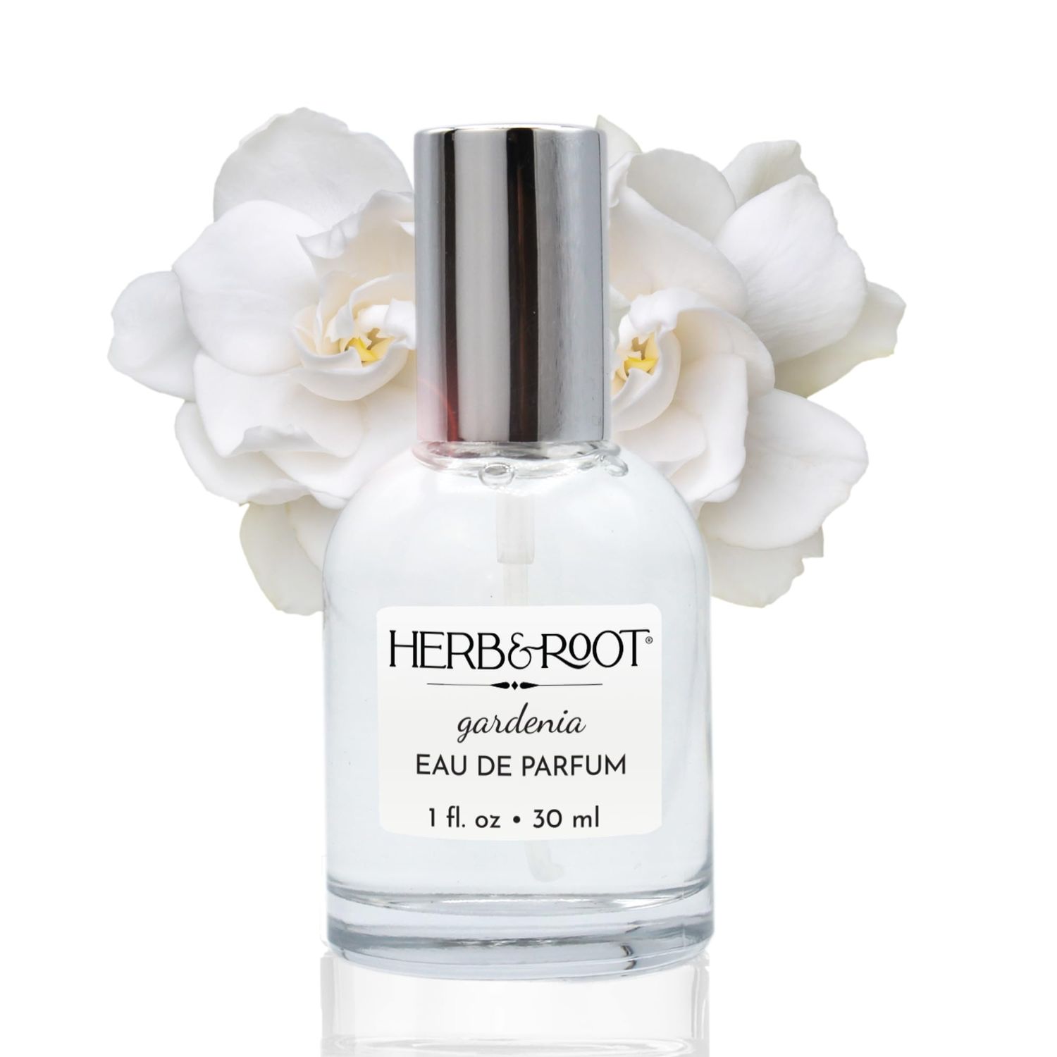Gardenia Eau de Perfume Spray: Fresh Floral Womens Fragrance | Long-Lasting Clean Vegan Perfume for Women | Cruelty-Free Body Spray | Soft White Gardenia &amp; Notes