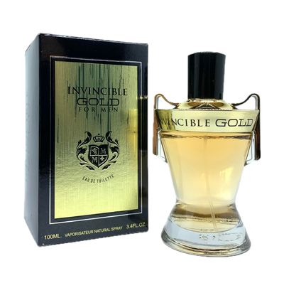 Invincible Gold Mens Cologne 3.4 Fl. Oz. Eau de Toilette Spray