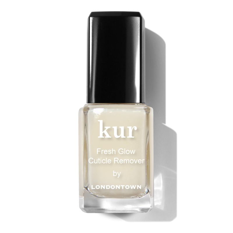 LONDONTOWN Fresh Glow Cuticle Remover - Instant Cuticle Remover Liquid - No Tool or Cutting Moisturizing Softening Nail Care for Dry, Damaged Cuticles, .40fl oz