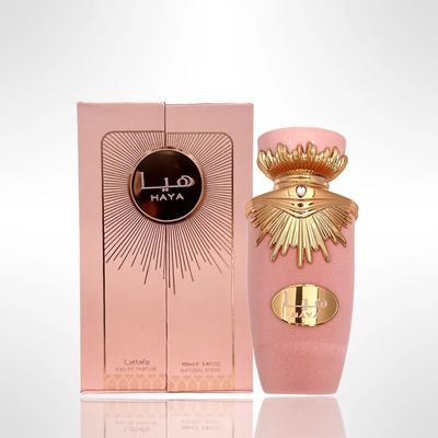 Haya Pink Eau de Parfum Spray for Women, 3.4 Ounce