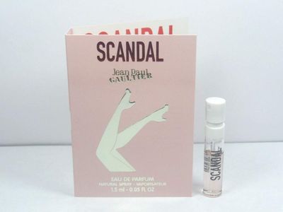 Jean Paul Gaultier SCANDAL Eau De Parfum Spray Sample Travel Vial .05 oz / 1.5 ml Womens NEW