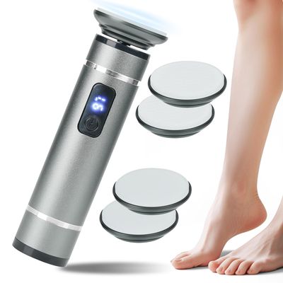 The 2025 Latest Model Electric Feet Callus Remover,Electric Foot Files for Men &amp; Women,Electric Callus Remover for Feet Dead Skin and Calluse,Rechargeable Digital Feet Callus with 4 Grinding Heads